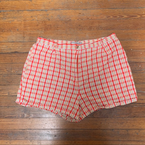 ASOS Pants - ASOS Plaid High Waisted Shorts